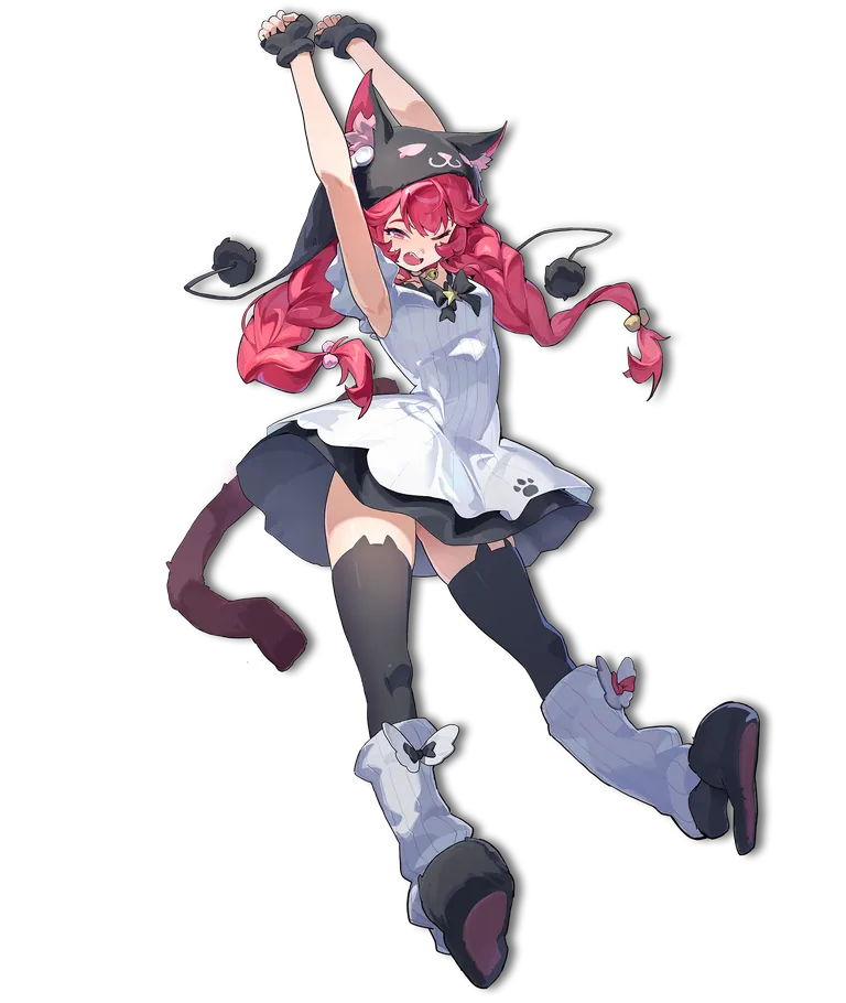 Nanally, Fluffy Flying Tiger full-body render