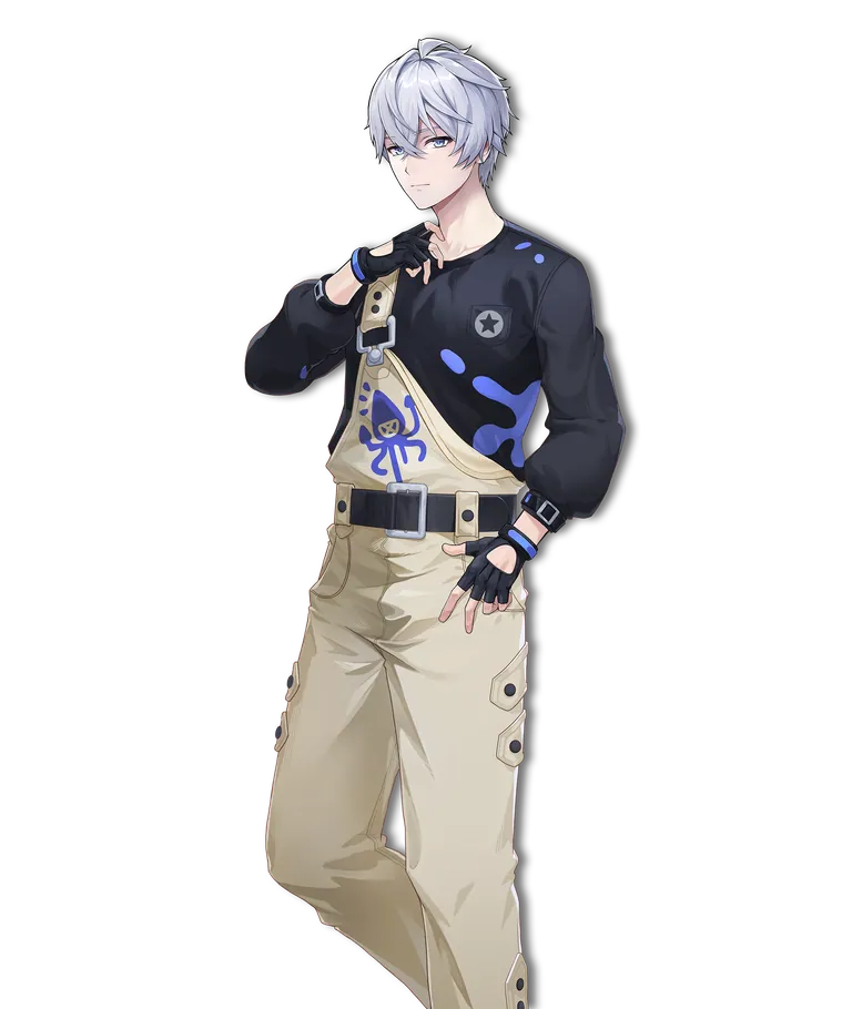 Zero, Graffiti in Progress full-body render
