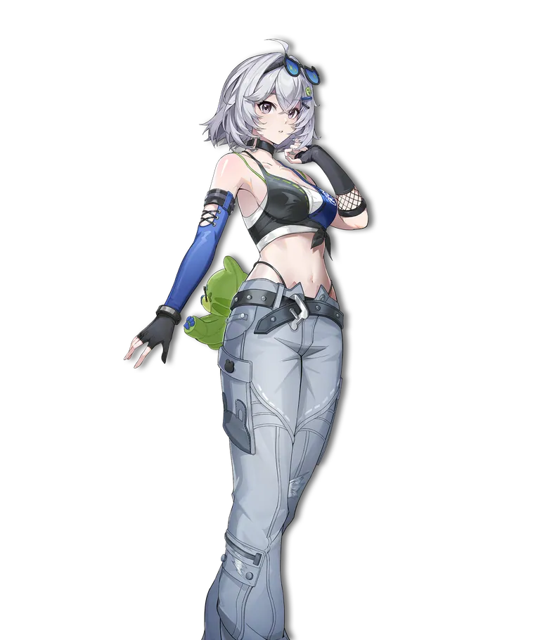 Zero, Hunter Off Duty full-body render