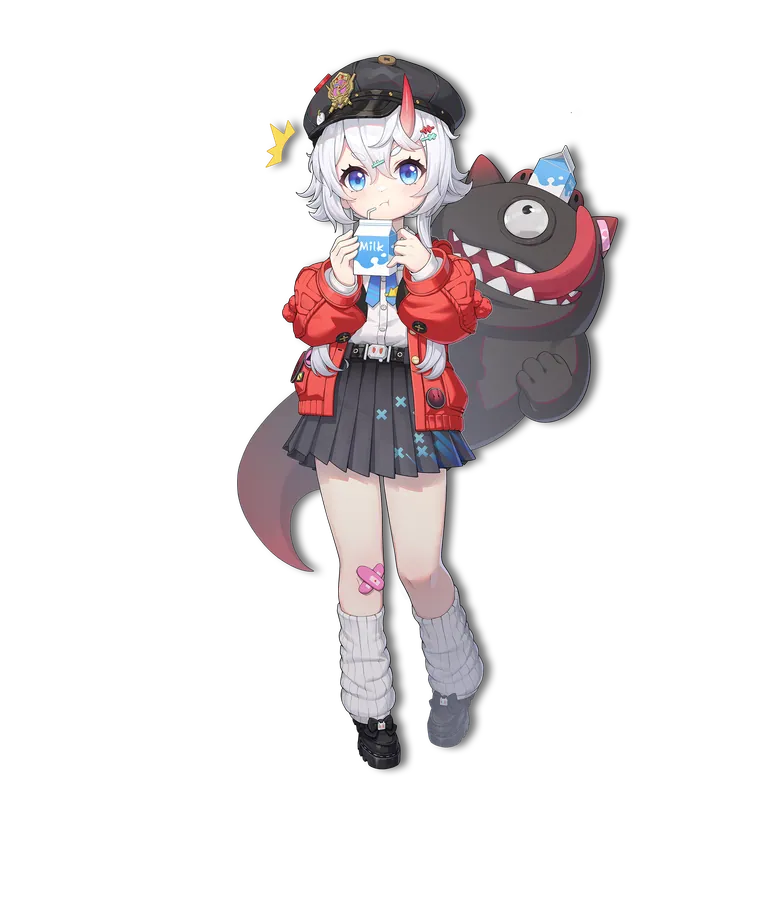 Sakiri, Teddy and the Hungry Ghost full-body render