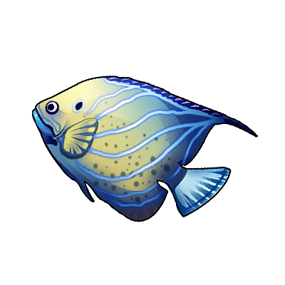 Icon of the fish Queen Angelfish