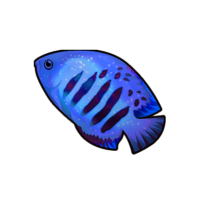 Icon of the fish Icy Angelfish