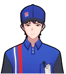 Portrait of the rival driver Shouji