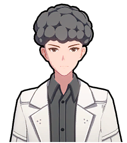 Portrait of the rival driver Itou