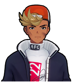 Portrait of the rival driver Matsuyama