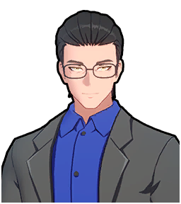 Portrait of the rival driver Akai