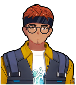 Portrait of the rival driver Misha