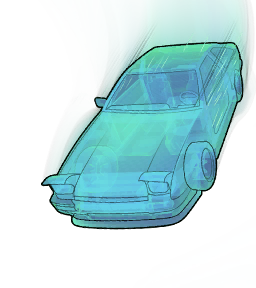Portrait of the rival driver Don't Stop Me Now!