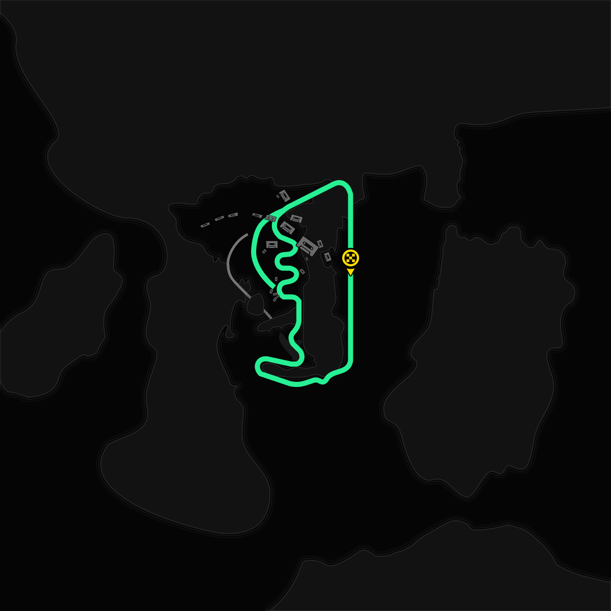 Map of the Sunset Neon circuit