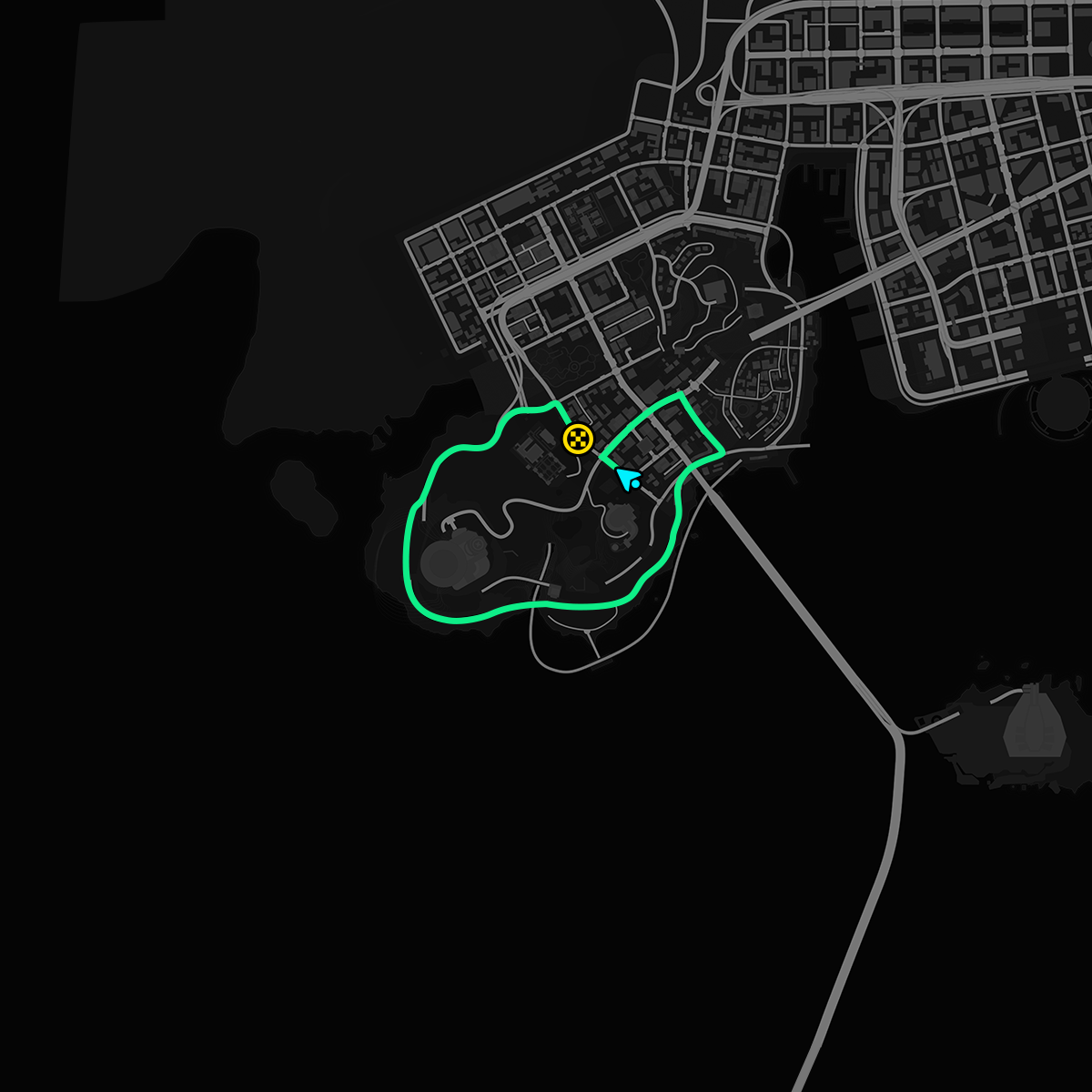 Map of the Unheard Shores Circuit B circuit